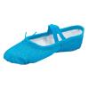 Ballet Shoes Split-Sole Glitter Flat Yoga Dance Shoes for Girls Toddler/Kid Pin Ballet (Sky Blue, 4.5 Big Kids) view 1