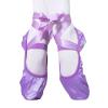 Canvas Ballet Shoes for Toddler Girls Ballet Slippers Dance Shoes(Toddler/Little/Big Kids) Girls (Purple, 2.5 Big Kids) view 4