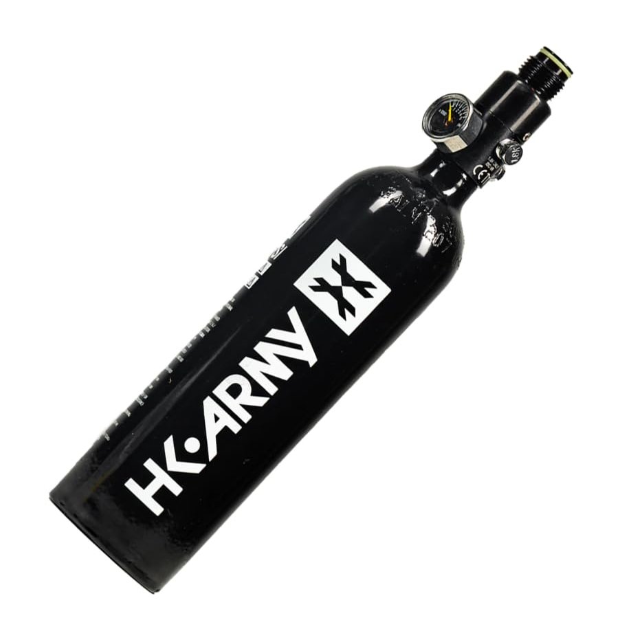 Clover Airsoft - HK Army Low Pressure/SLP HPA Tank - High Pressure Air Tank - Paintball Airsoft Tank (Black, 26ci / 3,000psi)