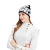 2THESTARS Y2K Beanie for Men Women Knitted Hat Winter Cap Love Design Warm Casual Skullies Cold Weather Knit Outdoor - White view 4