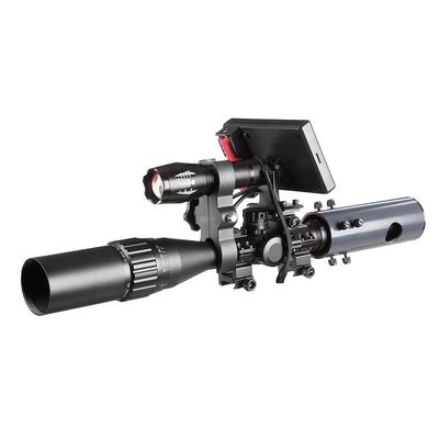 HUVIOVED 850Nm Infrared Night Vision Scope with 4.3" Display Screen, DIY Night Vision(Day and Night) for Riflescope