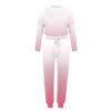 Jogging Suits for Women Long Sleeve Crewneck Pullover with Track Pant 2 Piece Lounge Set Sweatsuit Travel Outfits view 4