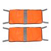 Lxmxgk Blaze Orange Safety Panel, Blaze Orange Mesh Safety Panel with Reflective Strips, Lightweight High Visibility Hunting and Outdoors Safety Panel for Backpacks, Tents, Blinds, and Gear (2) view 1