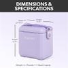 Igloo Lilac Breeze 11 Qt Tag-Along Too Strapped Picnic Style Cooler view 2