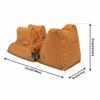 Allen Company Longmont Leather Filled Front & Rear Shooting Rest Combo, Light Brown view 2