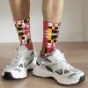 SSIMOO Maryland Flag Unisex Sports Socks,Comfortable Casual Socks,For Active Lifestyle & Everyday Wear view 2