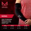 MUELLER Esports Medicine True Graduated Compression Gaming Arm Sleeves, For Men and Women, Fits Left and Right Arm, Black, Medium view 4