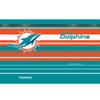 Tervis Traveler NFL Miami Dolphins - Hype Stripes Triple Insulated Insulated Tumbler Travel Cup Keeps Drinks Cold & Hot, 30oz, Stainless Steel view 2