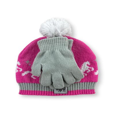 Buffalo Outdoors Workwear Girls Accessory Set (White/Pink Unicorn, One Size)
