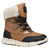 Geox J FLEXYPER Girl B AB Snow Boot, Whisky/Black, 0 UK, Whisky Black, 0 UK view 1
