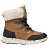 Geox J FLEXYPER Girl B AB Snow Boot, Whisky/Black, 0 UK, Whisky Black, 0 UK view 4