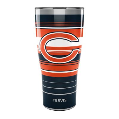 Tervis Traveler NFL Chicago Bears - Hype Stripes Triple Walled Insulated Tumbler Travel Cup Keeps Drinks Cold & Hot, 30oz, Stainless Steel