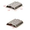 Crownline Boat Rub Rail End Caps 32036 | 2 1/8 Inch Stainless (Pair) view 3