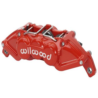 Wilwood 120-16570-RD Caliper, UTV6-P, Rear, Red 1.00/1.00/1.00" Pistons, 0.25 Disc