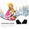 BESPORTBLE 1 Pair Skate Shoe Covers Figure Shoe Cover Hockey Skate Laces Sports Blade Cover Roller Boot Covers Ice Skate Covers Lady Parts Foot Warmer Roller Skates Polyester Women's view 3