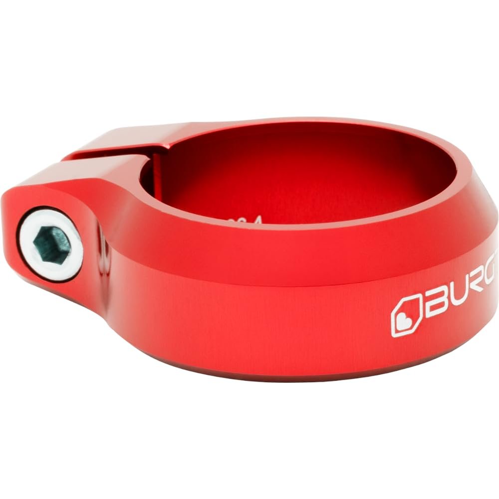 Burgtec Seat Clamp - 36.4mm Diameter - Race Red