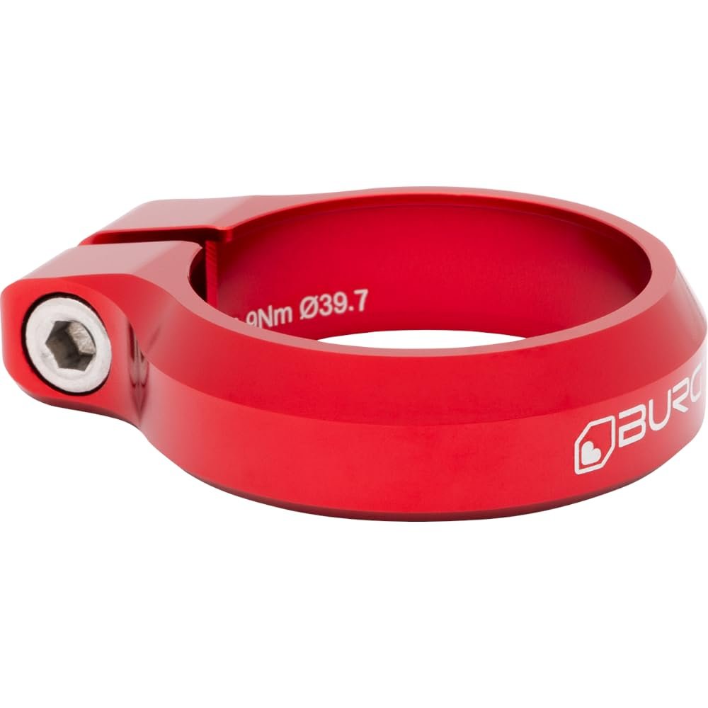 Burgtec Seat Clamp - 39.7mm Diameter - Race Red