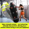 Inflatable Workout Kick & Punch Bag with Targets - 69" - Red and Black, Fill Base with Water - Martial Arts Training Tool - Exercise Equipment for Anywhere - Families, Adults, Children view 4