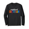 Registered Dietitian Design Appreciation Week Healthcare Long Sleeve T-Shirt view 1
