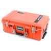 ColorCase Pelican Air 1535 Carry-on Case Orange - Medium Size Waterproof Case with Gray Padded Microfiber Dividers & Convoluted Lid Foam - Desert Tan Handles & Latches view 3