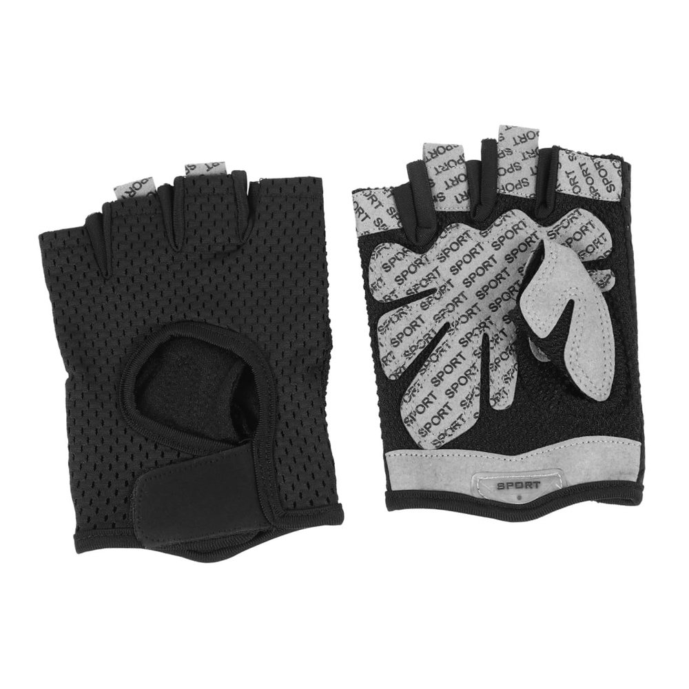 CALLARON Breathable Anti-Skid Half Finger Cycling Gloves for Men and Women Comfortable Sports Gym Gloves with Shock-Absorbing Pads and Wear-Resistant Protection for Weightlifting and