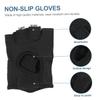 CALLARON Breathable Anti-Skid Half Finger Cycling Gloves for Men and Women Comfortable Sports Gym Gloves with Shock-Absorbing Pads and Wear-Resistant Protection for Weightlifting and view 3