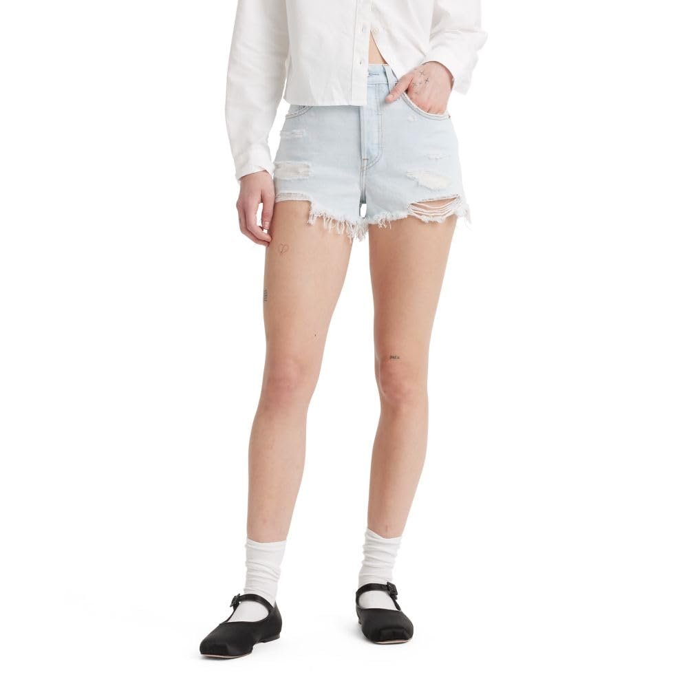 Levi's Women's 501 Original Shorts (Also Available in Plus), (New) Find Time, 33