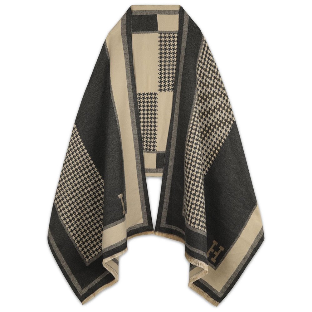 EXTREE Scarfs for Women Pashmina Silky Shawl Wrap for Evening Dressing Blanket Open Front Poncho Cape