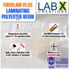 FIBERLAM Plus 1-10G Polyester Resin 1-10 Gallon +MEKP Hardener; Low Viscosity Coating for Laminating Fiberglass mat/Biaxle/Cloth; Boat/RV/Automotive/Canoe/Surfboard| Extended TACK Time (4 Gallon) view 4