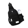 BESPORTBLE Black Women's Crossbody Sling Bag Large Capacity Chest Bag for Travel Sports Hiking Cycling Cell Phone Holder and Earphone Hole view 1