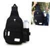 BESPORTBLE Black Women's Crossbody Sling Bag Large Capacity Chest Bag for Travel Sports Hiking Cycling Cell Phone Holder and Earphone Hole view 3