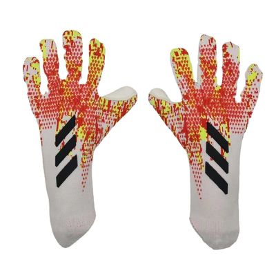 PLbSE Soccer Goalkeeper Gloves Goalie Training Gloves Strong Grip Anti-Slip and Breathable for Adults and Children (Multi-Colour,7)