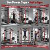 Sportsroyals Squat Rack, LAT Power Cage, Power Rack Multi-Function with Pulley System and Training Attachments for Home Gym view 2