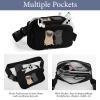 Cute Pugs Dog Fashion Crossbody Fanny Pack Waterproof Waist Bag Belt Bag for Men Women view 3
