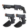 GoldenBall Airsoft Pump Action Spring-Powered Shotgun and Dual Pistols Starter Kit with Holster (Black) view 1