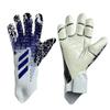 PLbSE Soccer Goalkeeper Gloves Goalie Training Gloves Strong Grip Anti-Slip and Breathable for Adults and Children (White Blue,10) view 1