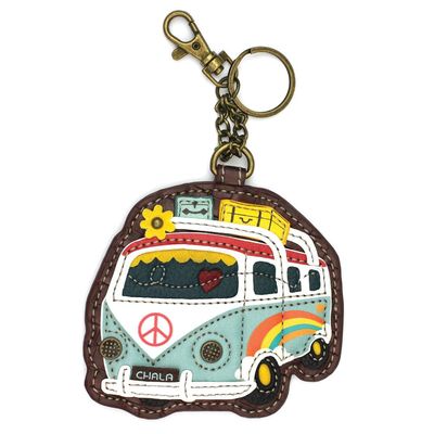 Chala Pal Bus Vegan Leather Key Fob/Coin Purse (Bus)