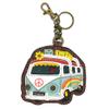 Chala Pal Bus Vegan Leather Key Fob/Coin Purse (Bus) view 1