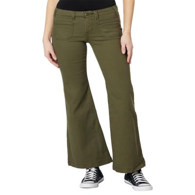 Levi's Women's Superlow Flare Pant (Also Available in Plus), (New) Olive Night, 32