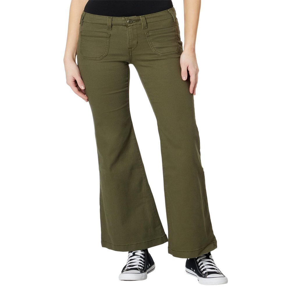 Levi's Women's Superlow Flare Pant (Also Available in Plus), (New) Olive Night, 32
