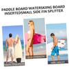 BESPORTBLE Boat Tail Rudder Paddleboard Fin Splitter Inserted Enhance Stability and Direction for Safe Surfing view 3