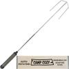 HotRod 32" Auto-Rotating Campfire Roasting Stick Kids Safety S'mores Stick Marshmallow Skewer Hot Dog Fork Outdoor Accessory Camping Premium Gear Gray view 1