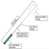 HotRod 32" Auto-Rotating Campfire Roasting Stick Kids Safety S'mores Stick Marshmallow Skewer Hot Dog Fork Outdoor Accessory Camping Premium Gear Gray view 3
