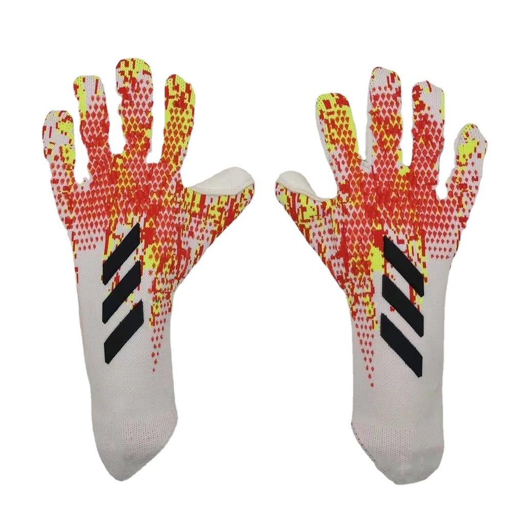 PLbSE Soccer Goalkeeper Gloves Goalie Training Gloves Strong Grip Anti-Slip and Breathable for Adults and Children (Multi-Colour,6)