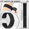 Amzhero Smart Watch Bands, 16MM for D26 Smart Watch Fitness Tracker, Soft Nylon Sport Strap Black view 3