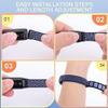 Amzhero Smart Watch Bands, 16MM for D26 Smart Watch Fitness Tracker, Soft Nylon Sport Strap Black view 4