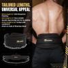 Nethergear Dip Belt for Weight Lifting with 36 Heavy-Duty Steel Chain, Comfortable Neoprene & Strong Stitching, Weighted Belt Ideal for Bodybuilding, Powerlifting, Pull Ups & Squats (Black) view 3