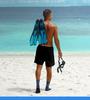 Summshall Neoprene Socks 3mm Wetsuit Anti-Slip Thermal Diving Socks for Men Women, Water Sport Snorkeling Swimming Surfing Sailing, XL/US 12-13/EUR43-44, Blue-Camo view 2