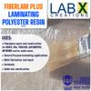 FIBERLAM Plus 1-10G Polyester Resin 1-10 Gallon +MEKP Hardener; Low Viscosity Coating for Laminating Fiberglass mat/Biaxle/Cloth; Boat/RV/Automotive/Canoe/Surfboard| Extended TACK Time (10 Gallon) view 3