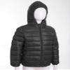 JEATHA Boys Girls Ultra Lightweight Packable Puffer Jacket Kids Windproof Water Resistant Zip Up Hoodie Coats Black 11-12 Years view 3